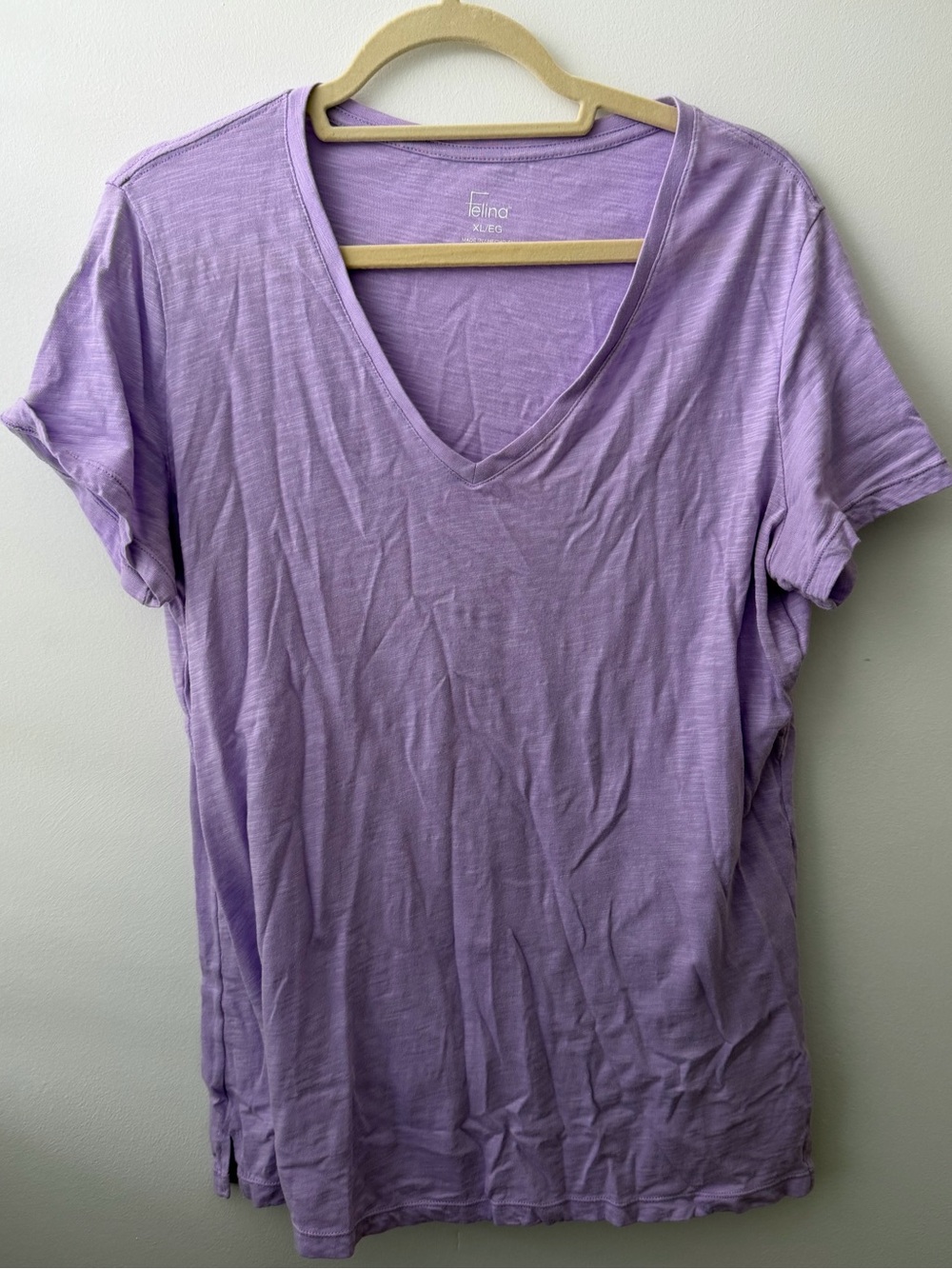 Lavender V-Neck Women's Tee